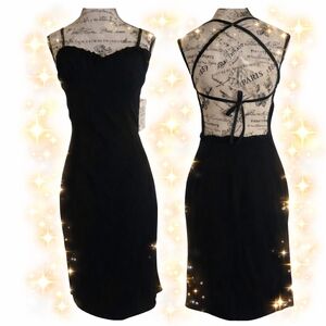 🖤 RARE NWT Vintage 90s Cimarron Paris "Estrella" Dress Size M🖤